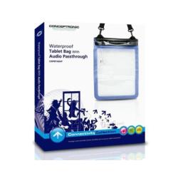 Conceptronic Waterproof Tablet Bag Hoes audio CWPBTABAP Ipad