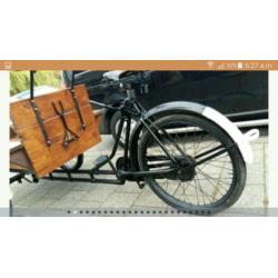 Antiek /Oldtimer bakfiets - PHOENIX - in zeer nette staat