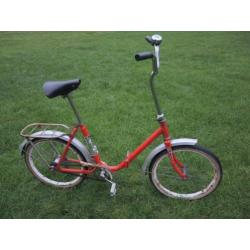 Baronia originele duitse jaren 50 kinder vouwfiets