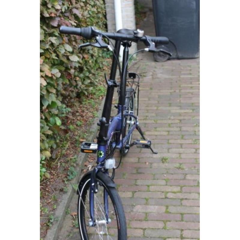 vouwfiets Dahon, blauw