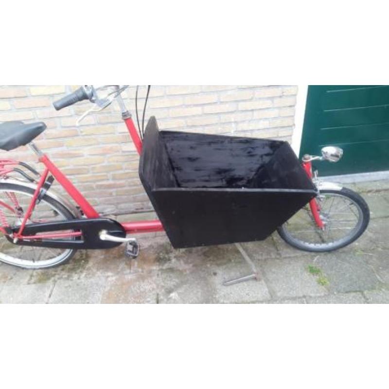 Bakfiets te koop voor 225& ideaal om je hond mee te nemen