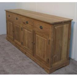 Dressoir van recycle teakhout, 2 meter breed > Indoteak