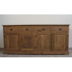 Dressoir van recycle teakhout, 2 meter breed > Indoteak