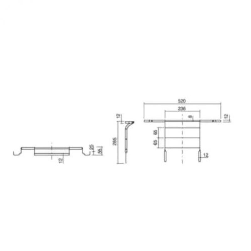 Emmerrooster Alape Aluminium t.b.v. Uitstortgootsteen Pla...