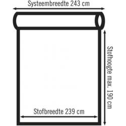 Koopjeshoek - Pure Living - Rolgordijn Lichtdoorlatend - ...