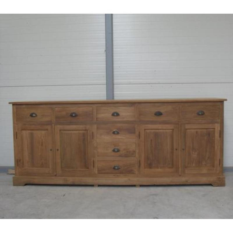 Dressoir van recycle teakhout, 2 meter breed > Indoteak