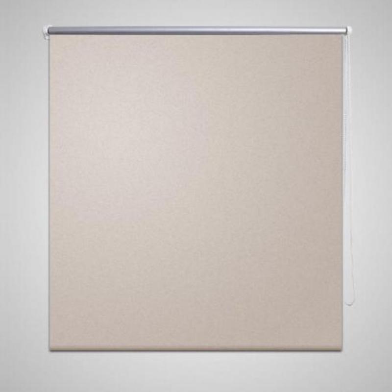 vidaXL Rolgordijn verduisterend 60 x 120 cm beige