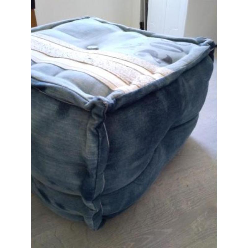 POEF Vintage blauw jeansstof