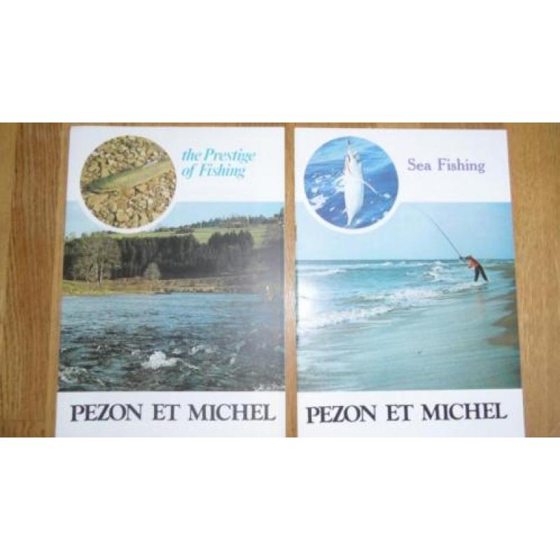 Pezon et Michel naslag werk 5x catalogus eind jaren 60/70